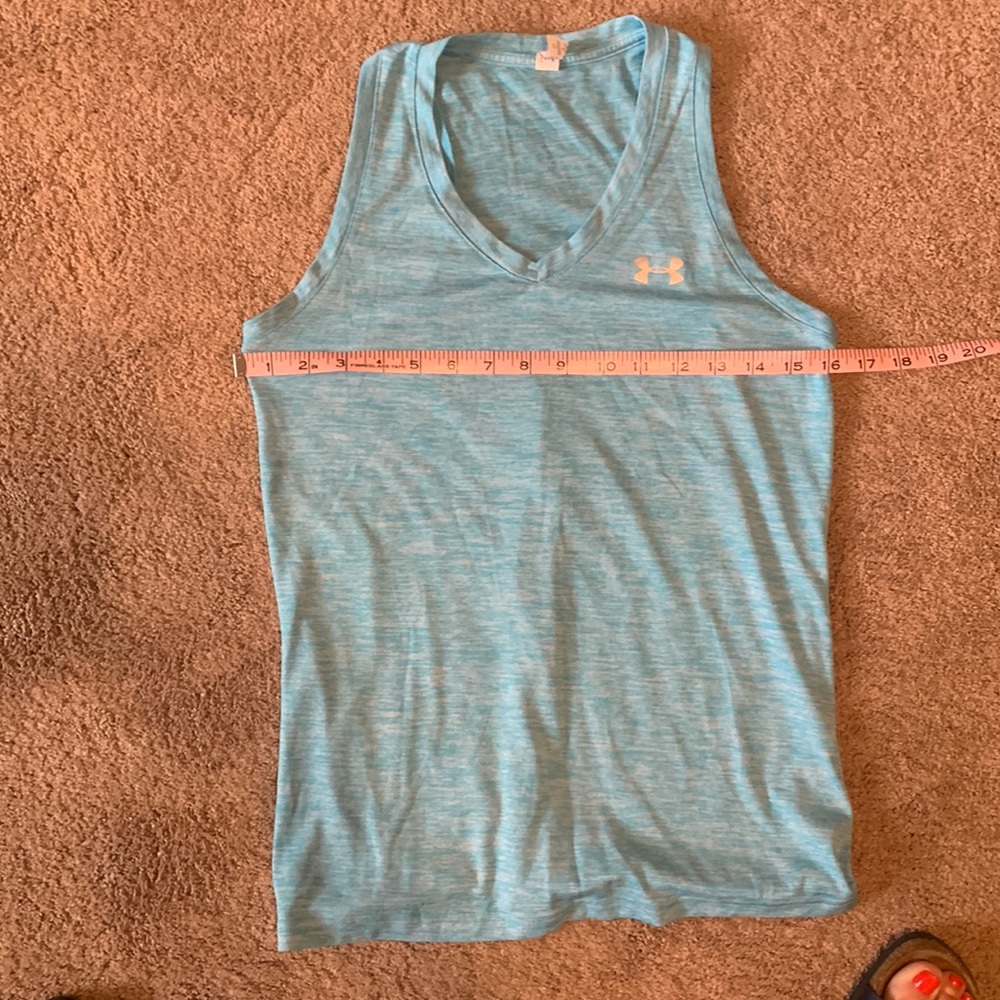 Under Armour turquoise heathered tank